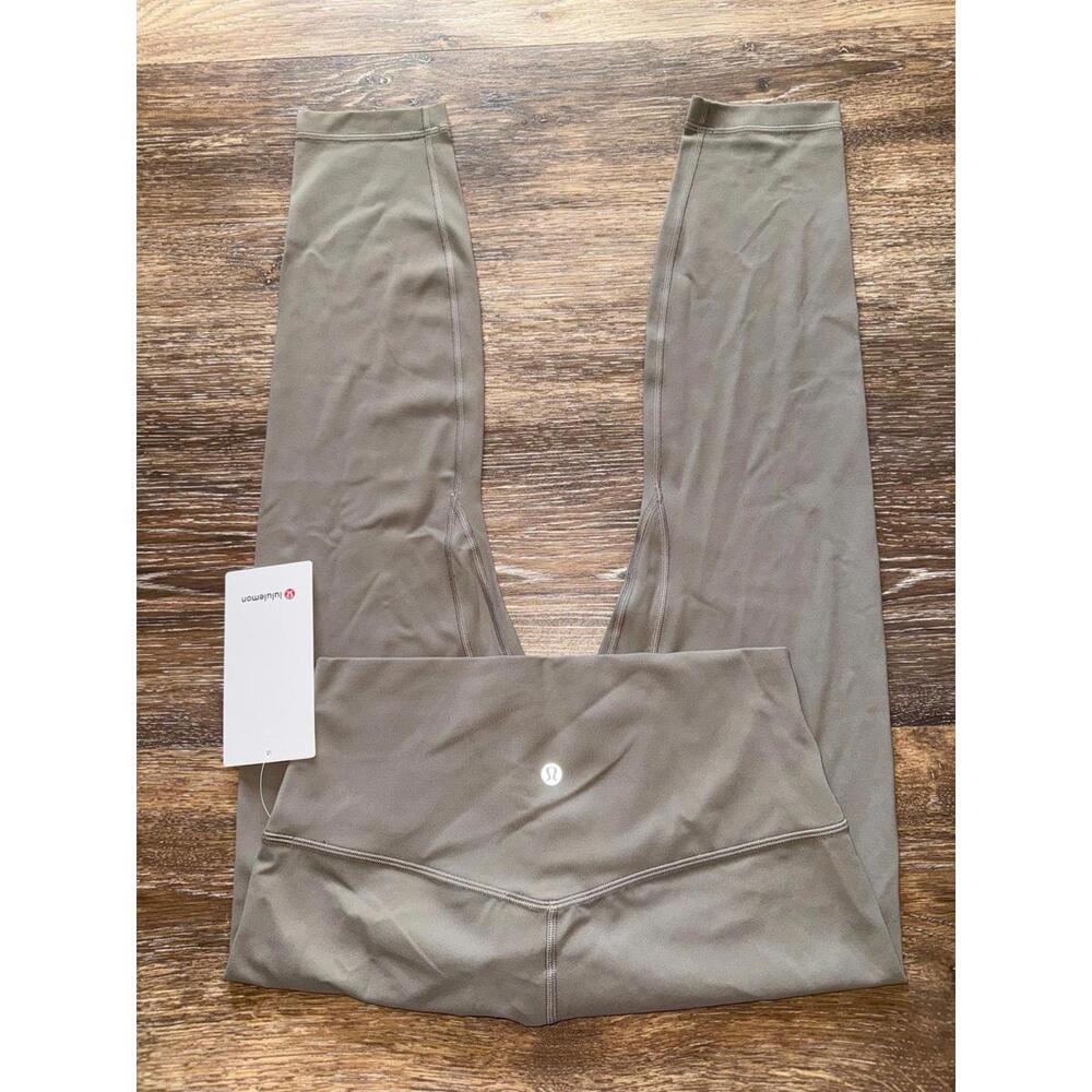 Lululemon Align High Rise 25” No Line, Warm Ash Grey Size 10 NWT